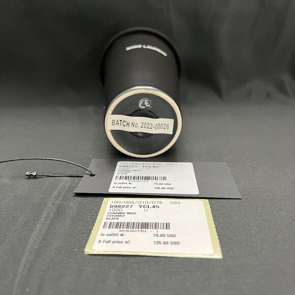 SAINT LAURENT Coffee mug in ceramic; size = large - Picture 3 of 5